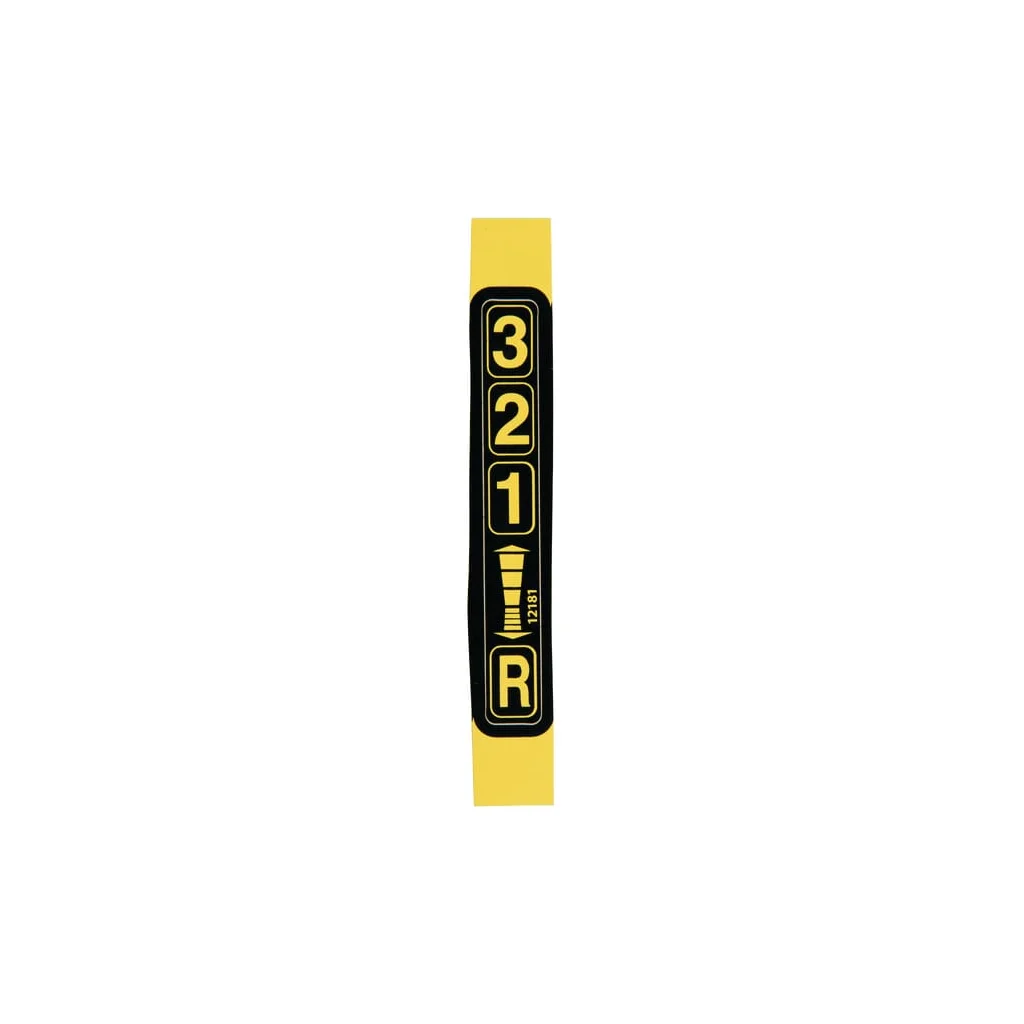 Autocolant indicator treaptă viteză ET12181