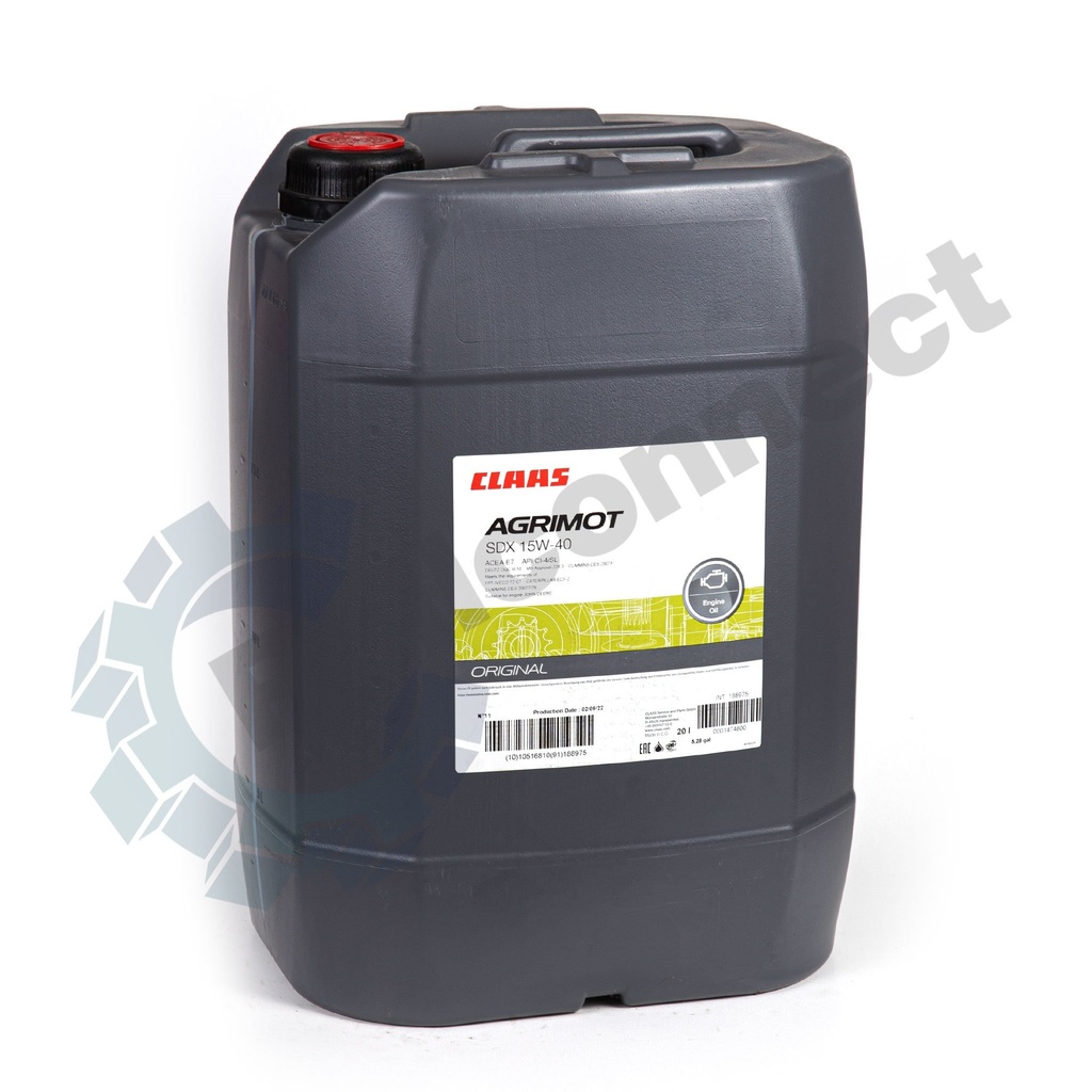 ULEI MOTOR AGRIMOT SDX 15W-40 20L CLAAS
