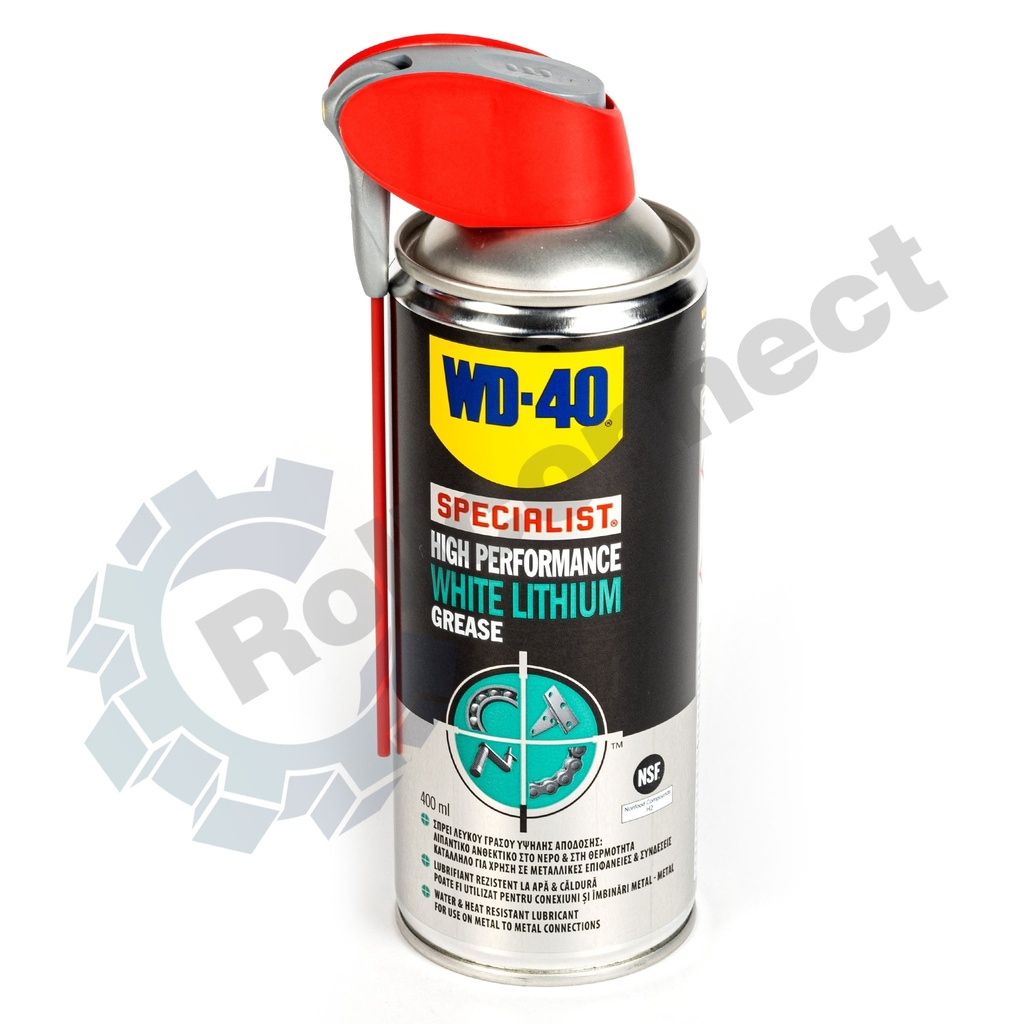 Spray WD-40 White Lithium Grease 400 ml