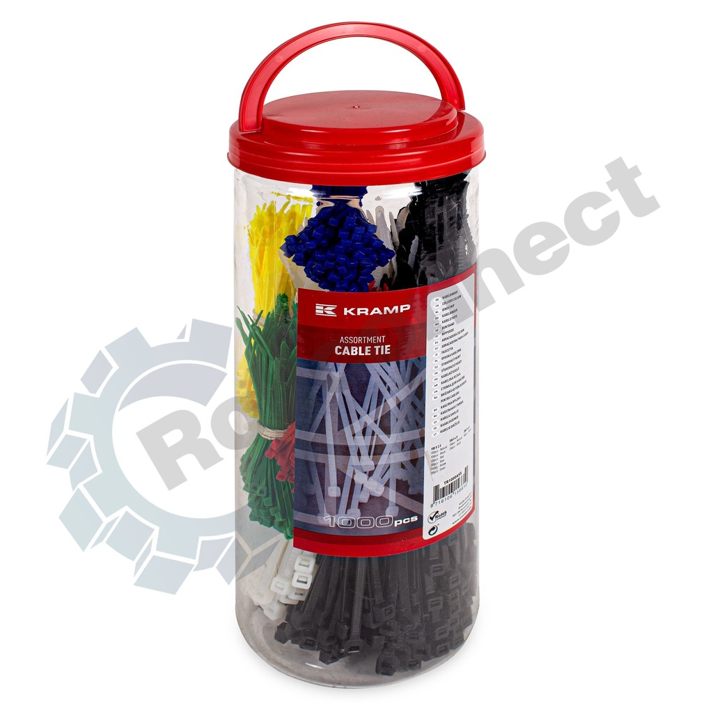 Set coliere plastic 1000 buc