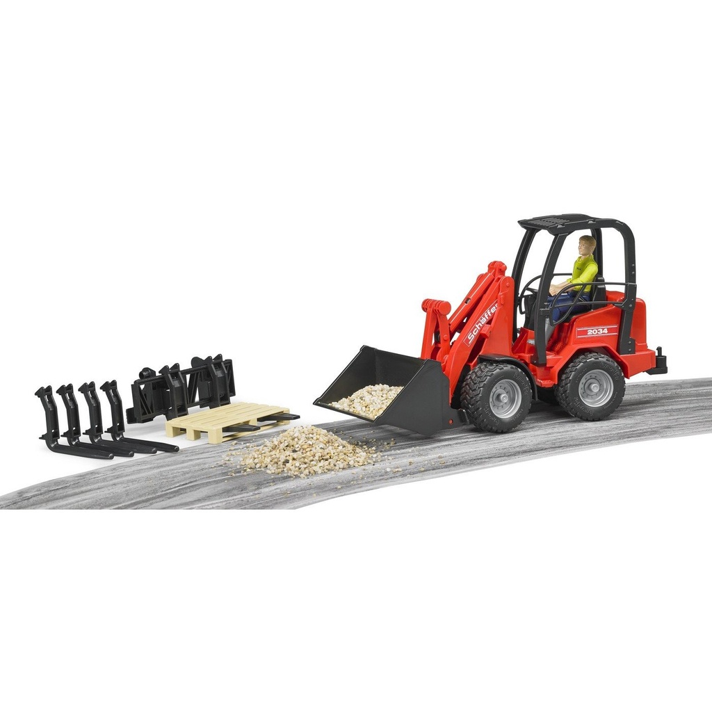 INCARCATOR FRONTAL SCHAFFER 2034 CU ACCESORII BRUDER TOY
