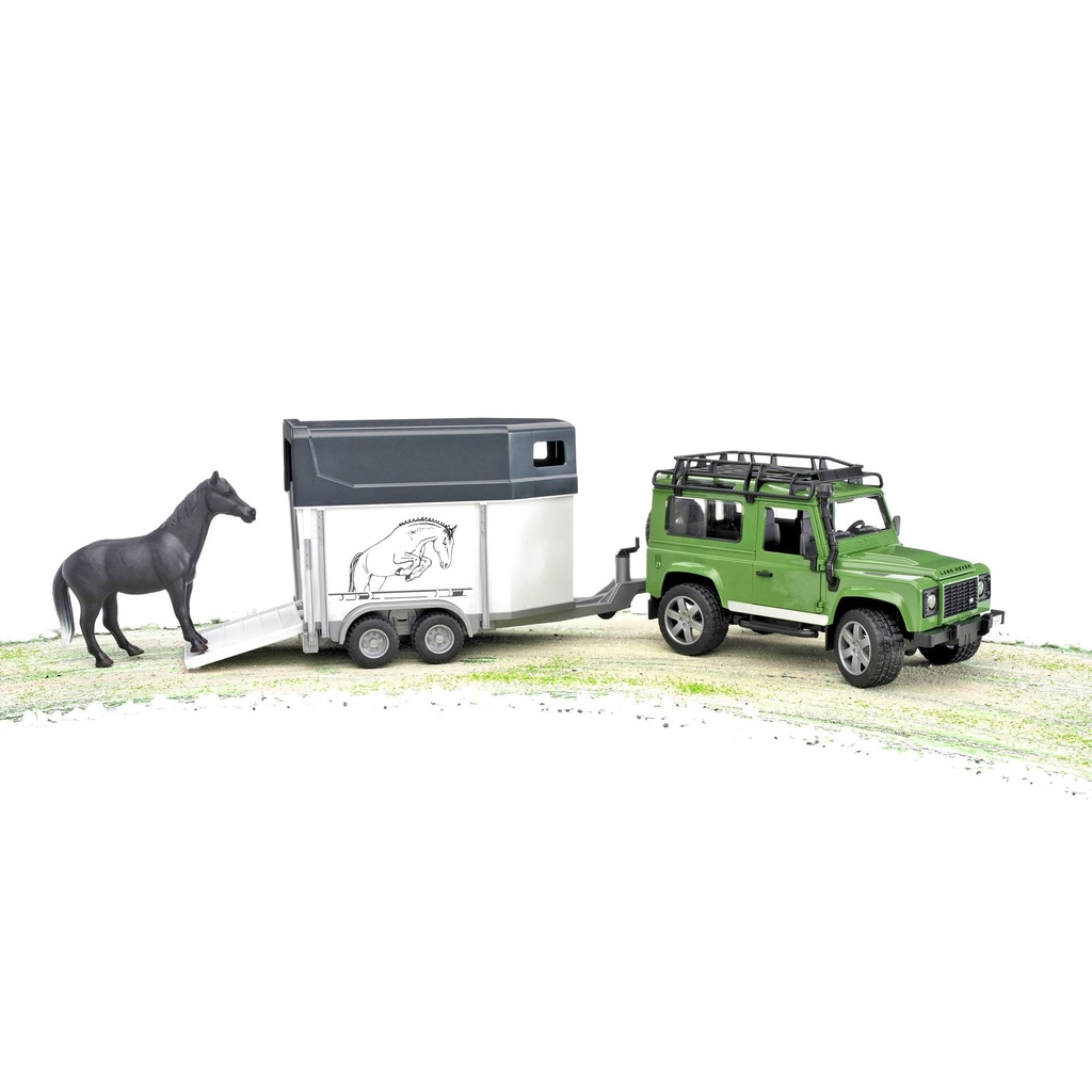 MASINA TEREN LANDROVER DEFENDER REMORCA TRANSP CAI TOY