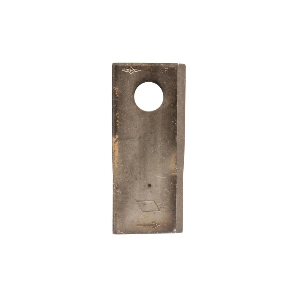 Lamă cositoare stânga 114x48x4mm orificiu 19mm potrivită pentru Vicon KM13800061N