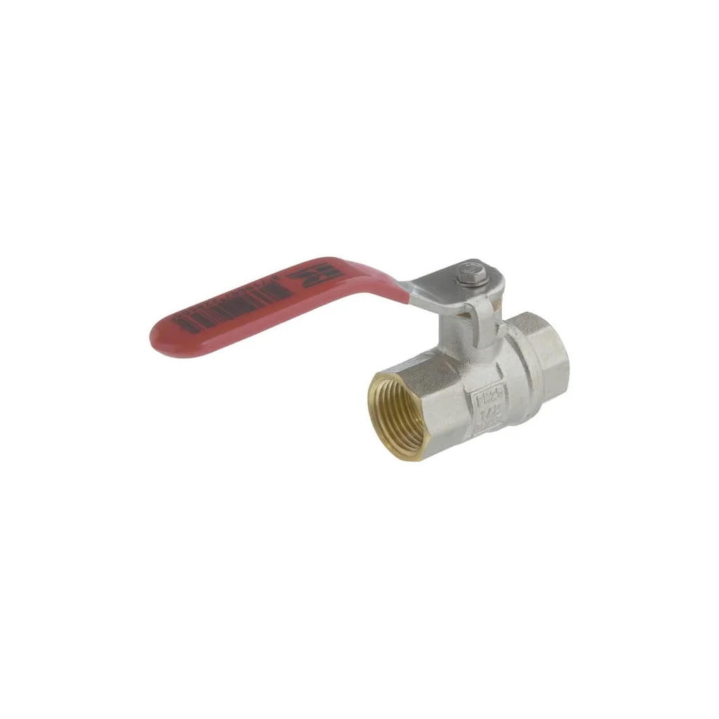 Robinet cu bilă BSP 2x mamă 1/2", mâner oțel inoxidabil KS12FKR