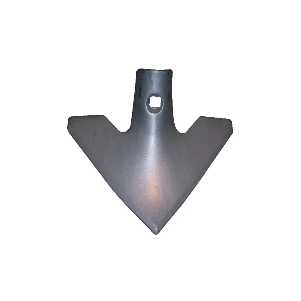 Brăzdar picior cu flanșă, 140x175x4mm, 1 orificiu, potrivit pentru Kongskilde 101000717