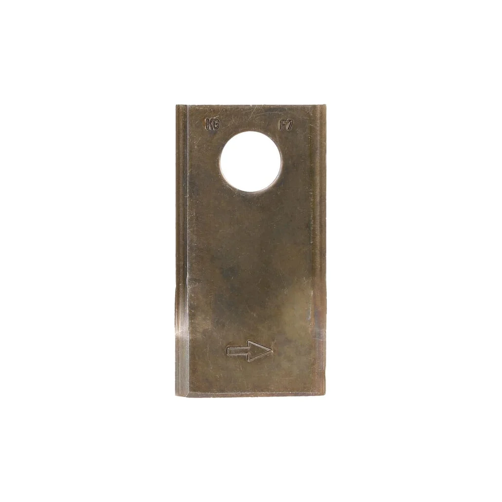 Lamă cositoare stânga 93x47x3mm orificiu 19mm pachet 25 buc. potrivită pentru Taarup/PZ/Vicon KT4189400001