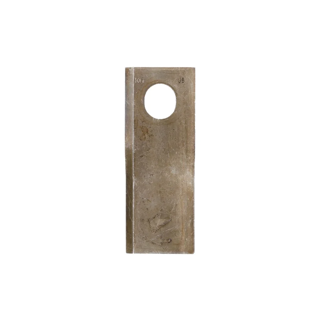 Lamă cositoare dreapta 126x47x4mm orificiu 23x20,5mm oval pachet 25 buc. potrivită pentru Taarup KT5611040001