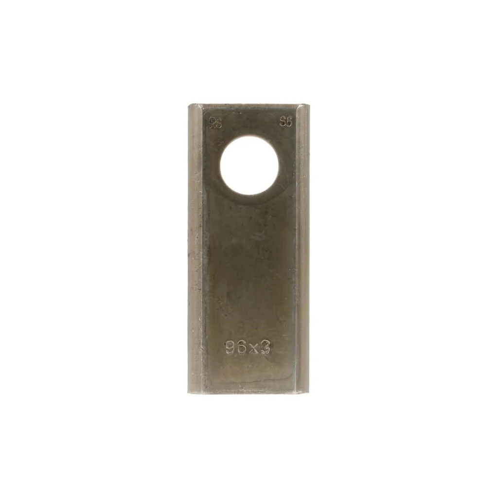 Lamă cositoare stânga/dreapta 96x40x3mm orificiu 19mm pachet 25 buc. potrivită pentru Taarup KT4186400001