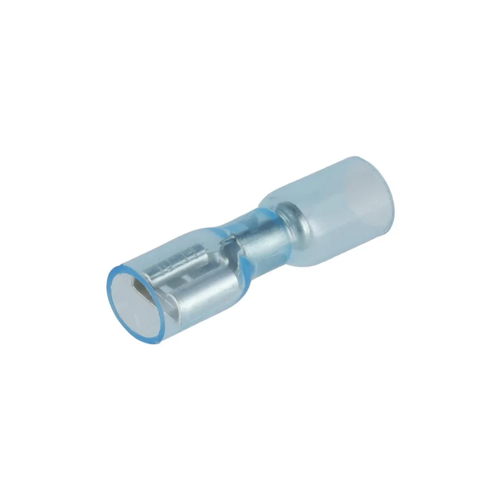 Conector inelar papuc, termocontractabil, interior, albastru, 1,5-2,5mm², 6,3x4,8mm LA901002