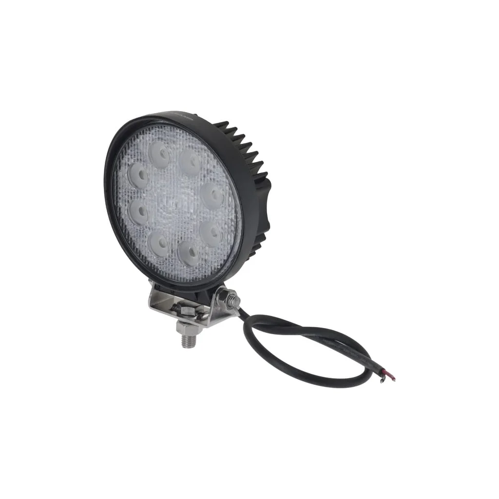 Lampă de lucru LED 24W 1920lm rotundă 10/30V diametru 110mm tip flood 8 LED-uri LA10025