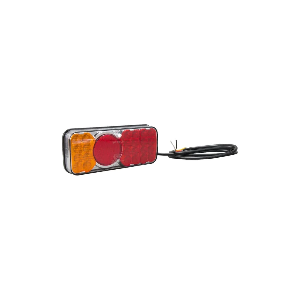 Lampă spate multifuncțională LED dreptunghiulară 12-24V 200,5x85x40mm LA40029