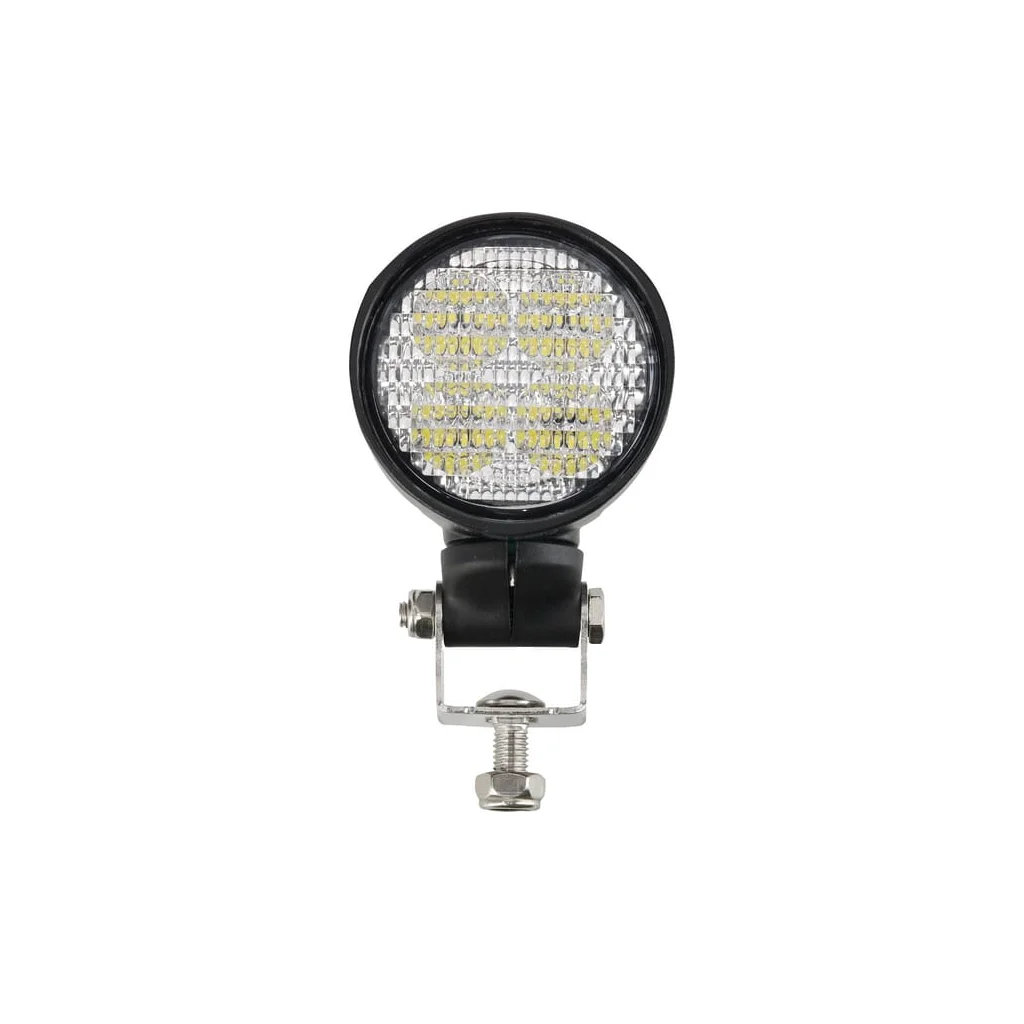 Lampă de lucru LED 40W 4000lm rotundă albă 10/30V 84x126x71,8mm mufă Deutsch 4 LED-uri 360° LA10550