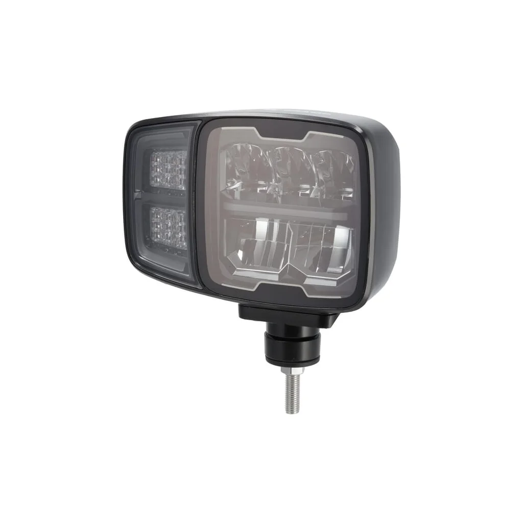 Far LED, dreptunghiular, 12/24V, 220x197.2x80.5mm, încălzit, fază lungă/fază scurtă, anti-zăpadă, dreapta LA10216HEAT