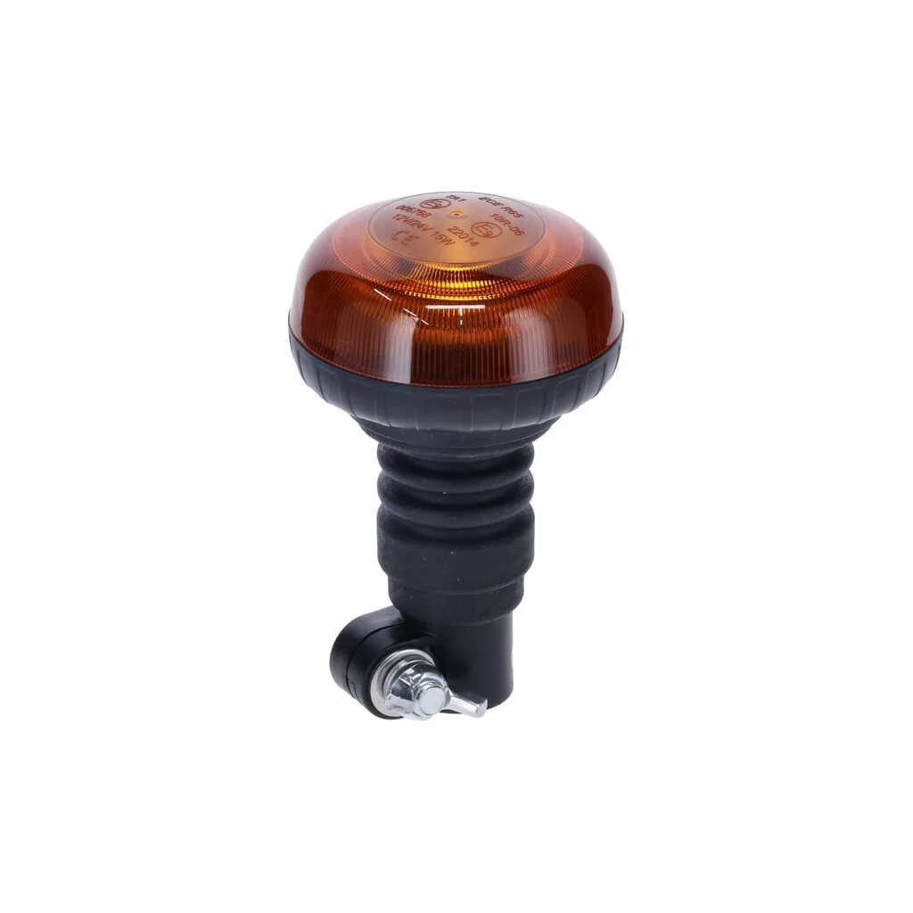Girofar LED, profil redus, 19W, 12-24V, chihlimbar, montare pe stâlp flexibil, Ø 86mm x138mm LA20092