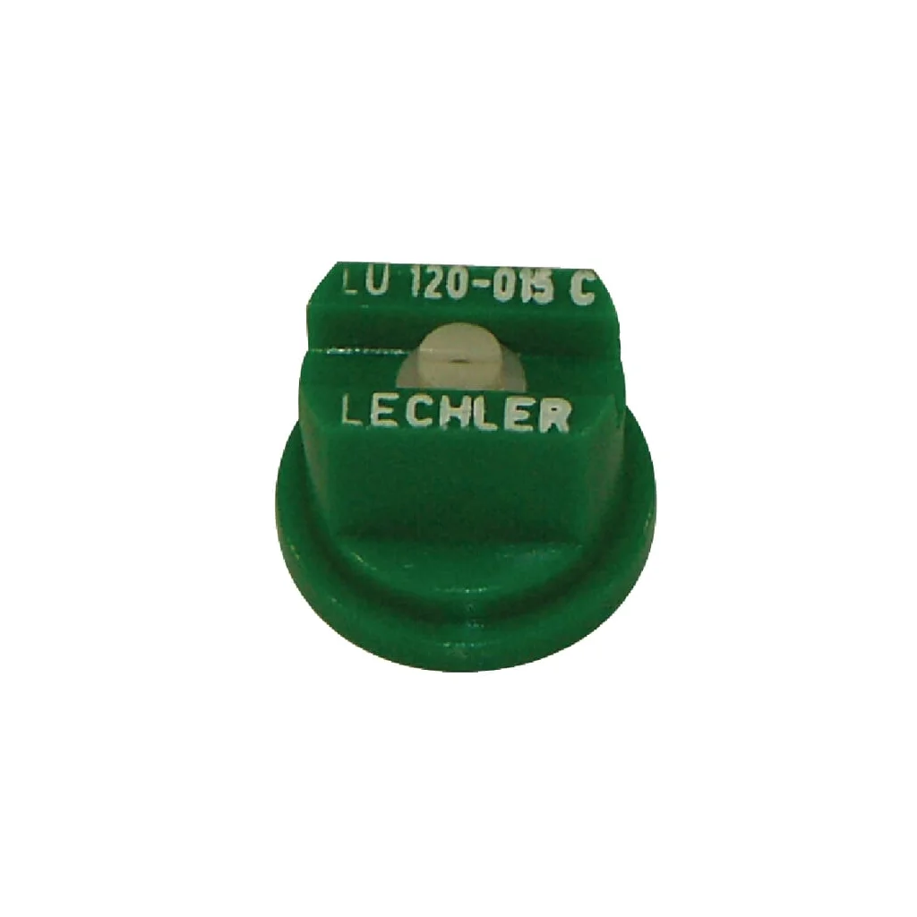 Duză ventilator plat LU 120° 015 verde din material ceramic Lechler LU120015C