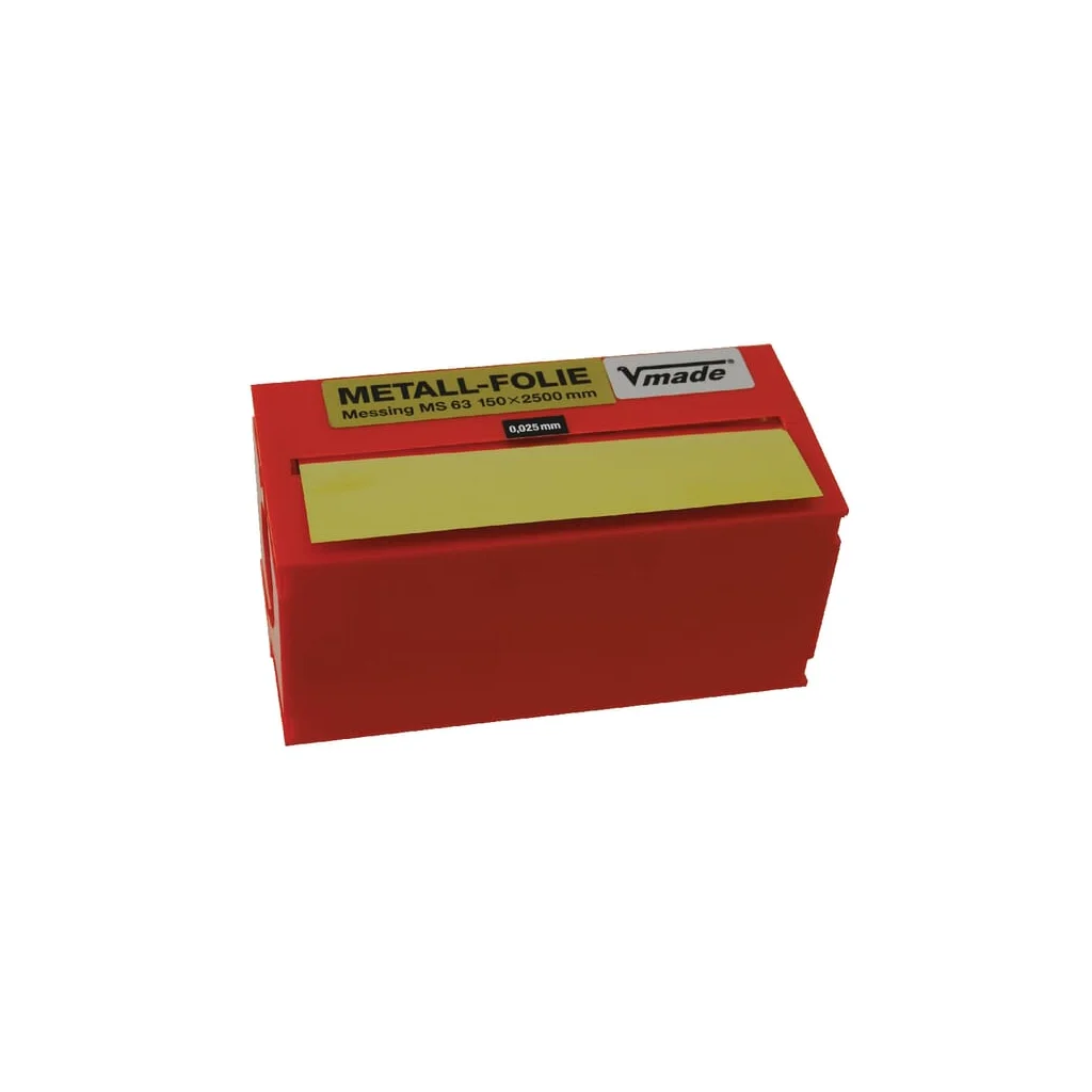 Folie alamă 2500x150x0,05mm LK25001500050