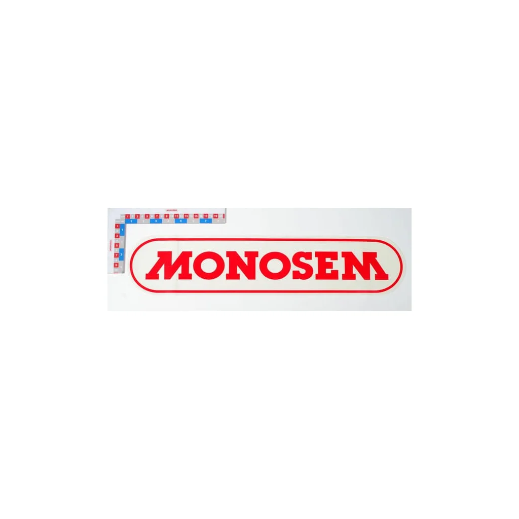 Autocolant: monosem (roșu) pâlnie de îngrășământ / (model mare) 10226002