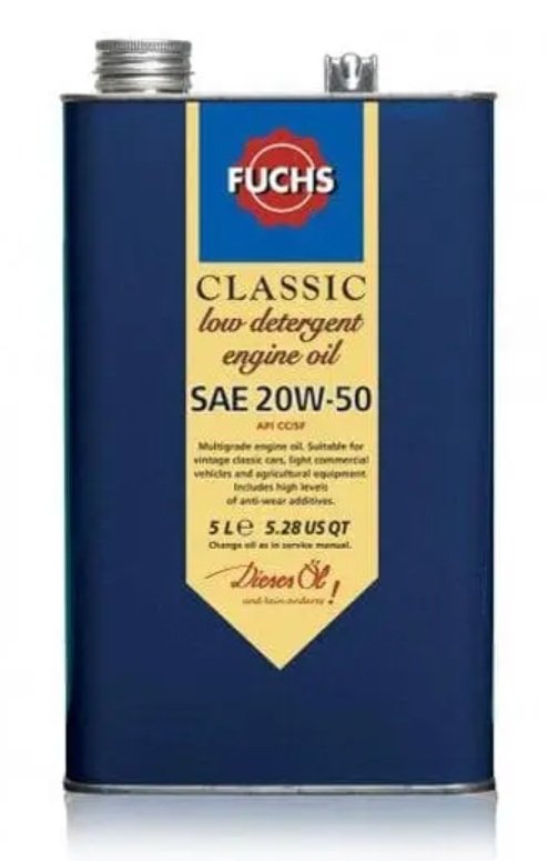 ULEI MOTOR CLASSIC LOW DET E.OIL 20W-50 5L FUCHS