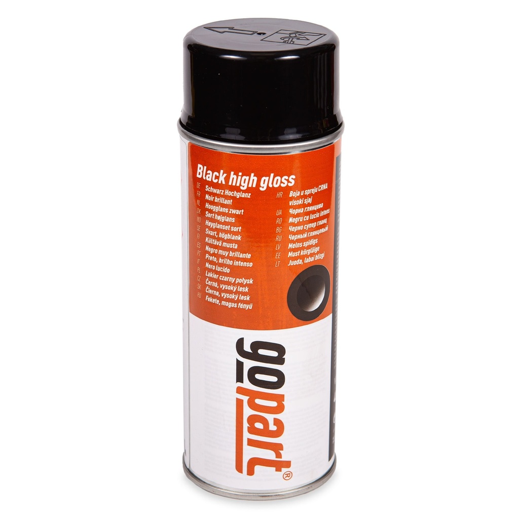 Spray vopsea negru RAL 9005 400ml gopart