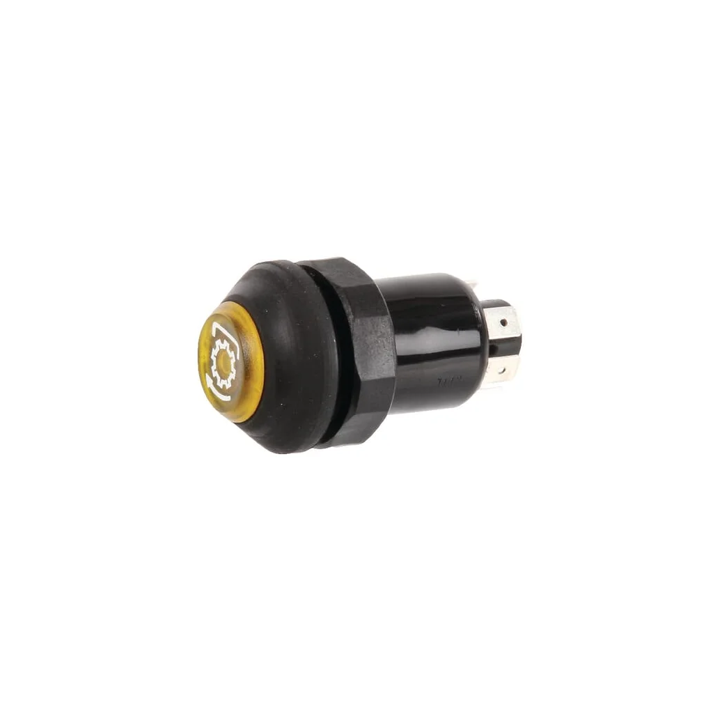 Comutator tip buton cardan rotund galben 11110290PN