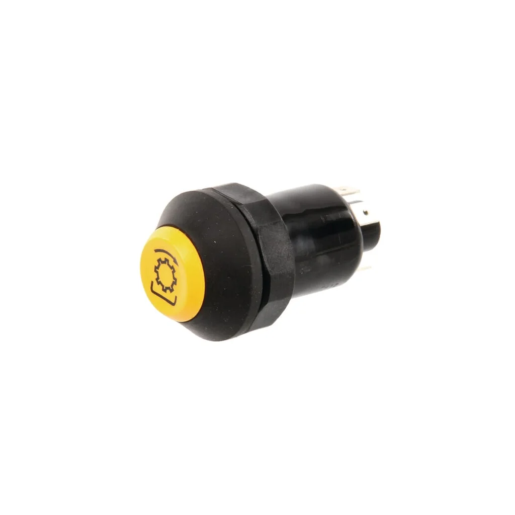 Comutator tip buton cardan rotund galben 11175190PN