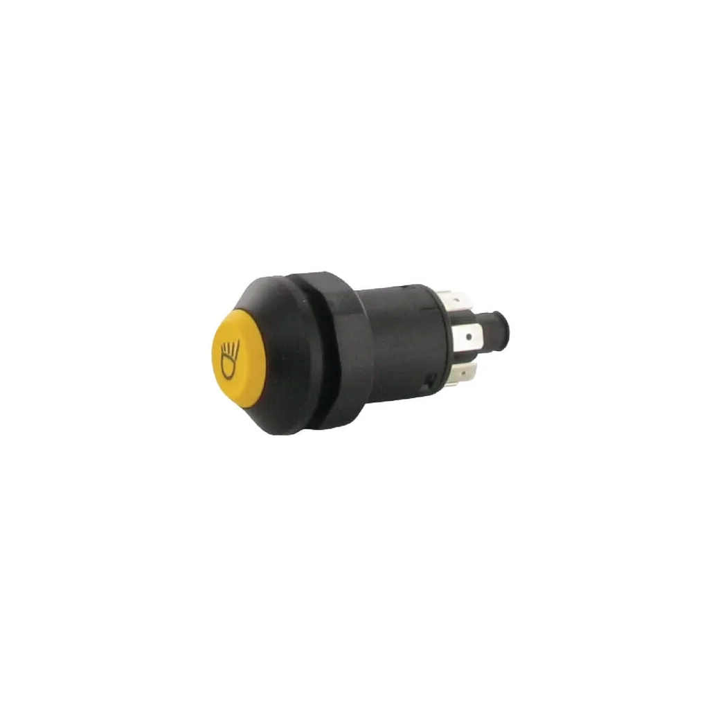 Comutator tip buton lumini de lucru rotund galben 11175250PN
