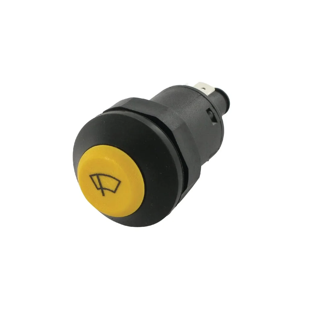 Comutator tip buton interval ștergere rotund galben 11140100PN
