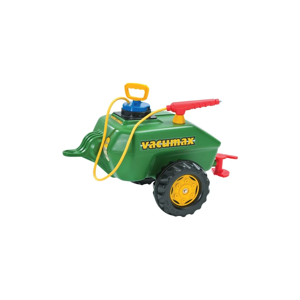 Remorcă cu cisternă mică și pulverizator, verde, Roly Vacumax R12286