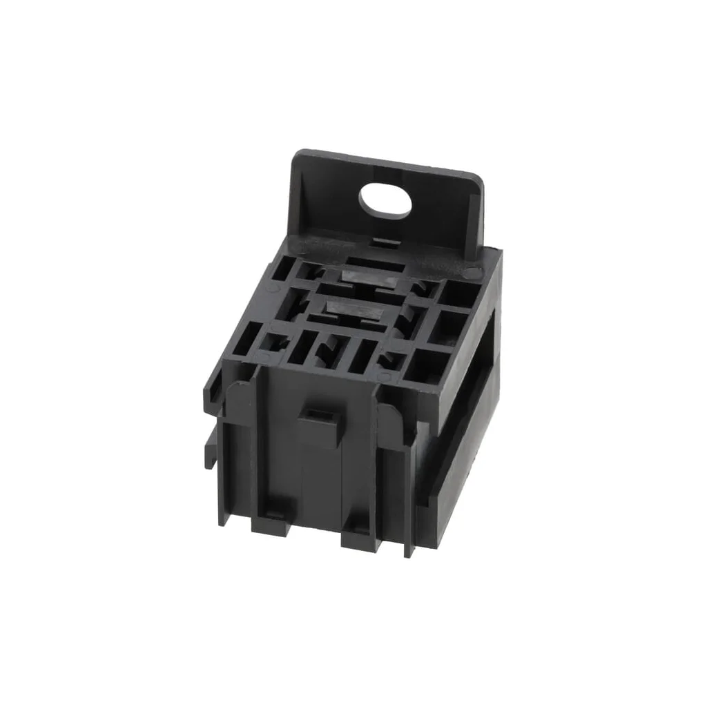 Mufă releu mini cu suport, 5x6,3mm + 4x2,8mm, cu mufă de extensie RL990451