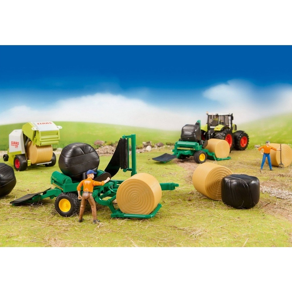 Set de 4 baloți rotunzi - Bruder Toy