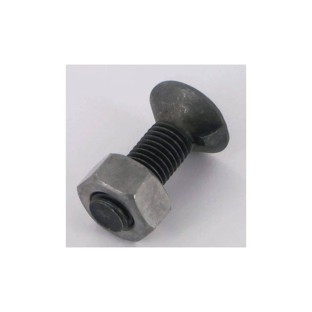 Șurub și piuliță pentru plug M11x35, 1 nervură DIN604 cl. 8.8 11351N