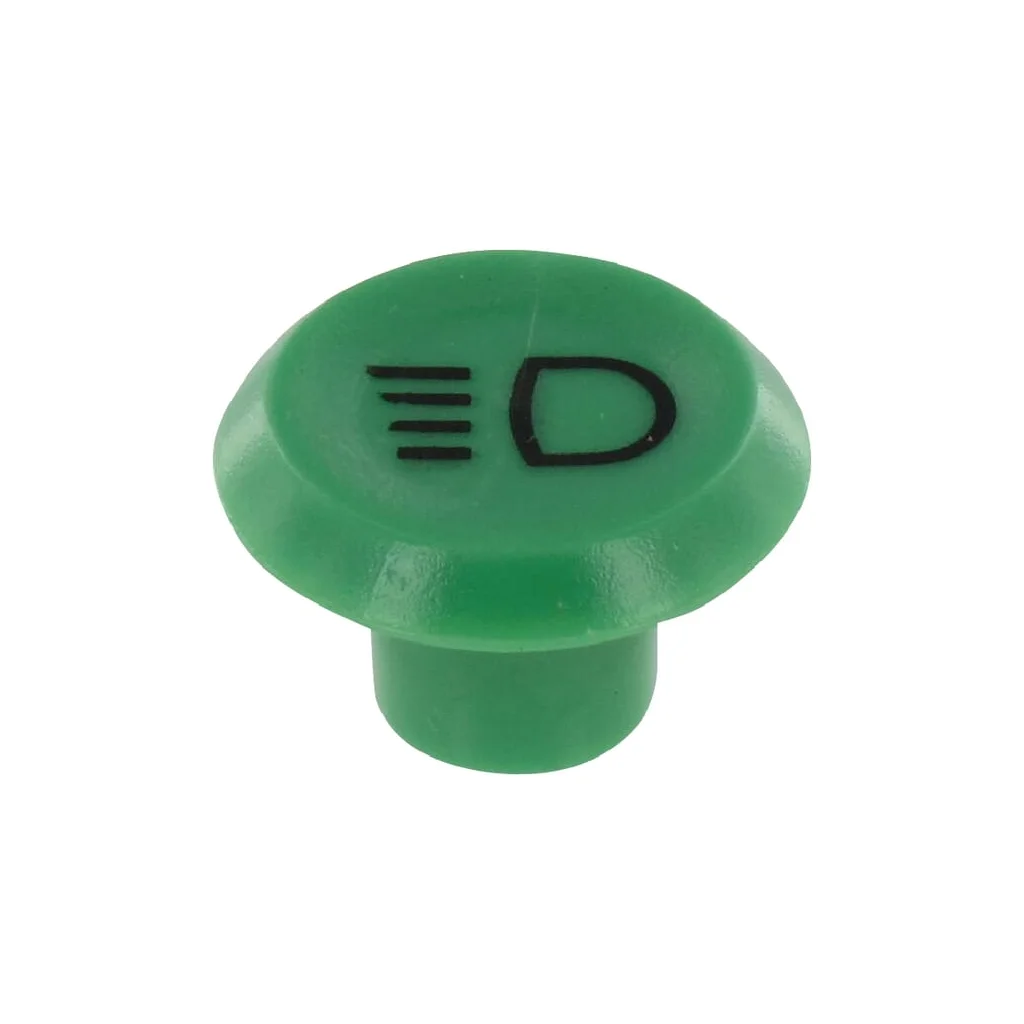 Capac buton lumini de lucru rotund verde 11346620PN