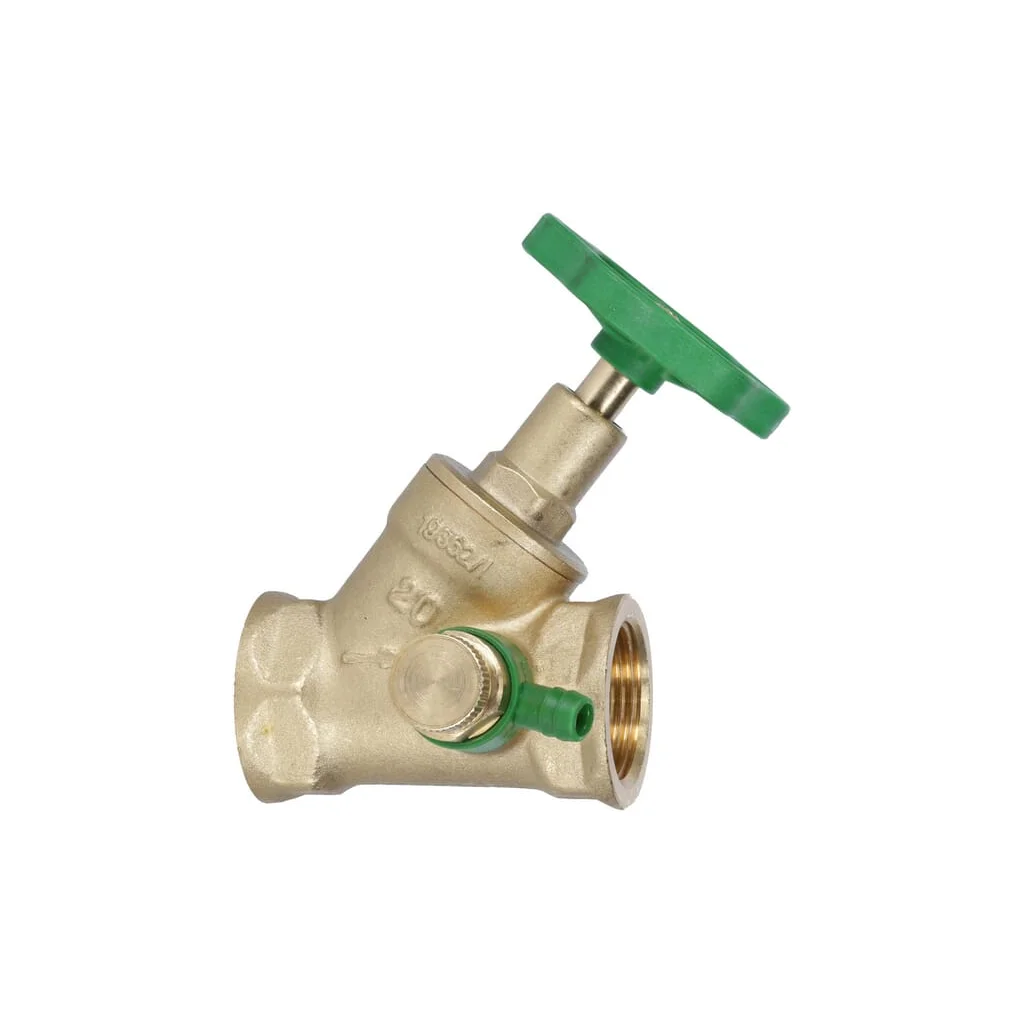 Robinet de închidere SSVE 45°+ golire 3/4" SSVE34