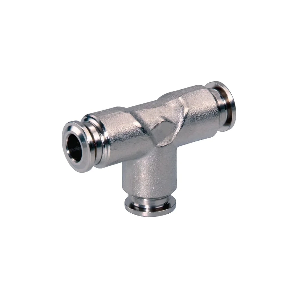 Conector T, clic, 4mm TC4B