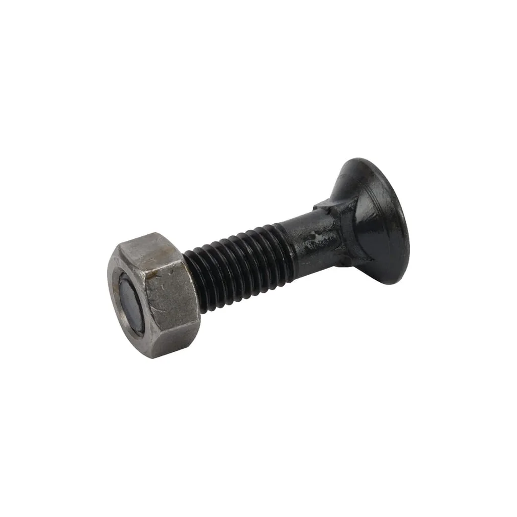 Șurub plug cu gât pătrat și piuliță M12x50mm VK TB30250
