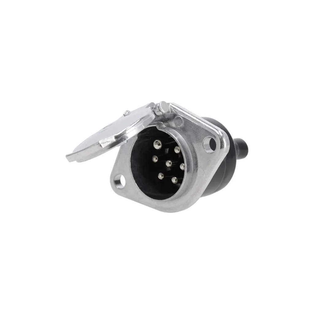 Priză de remorcă cu 7 pini, aluminiu, 24V, terminale cu șuruburi TR00011KR