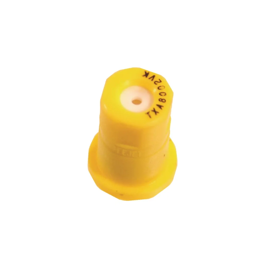 Duză conică goală TXA 80° 02 galbenă din material ceramic TeeJet TXA8002VK