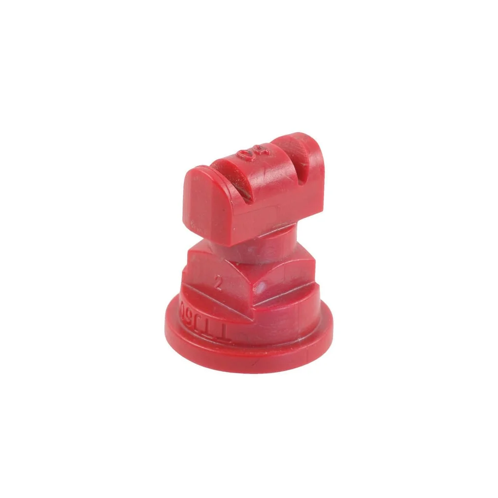 Duză cu jet plat, dublă TTJ 110° roşie, din plastic TTJ6011004VP