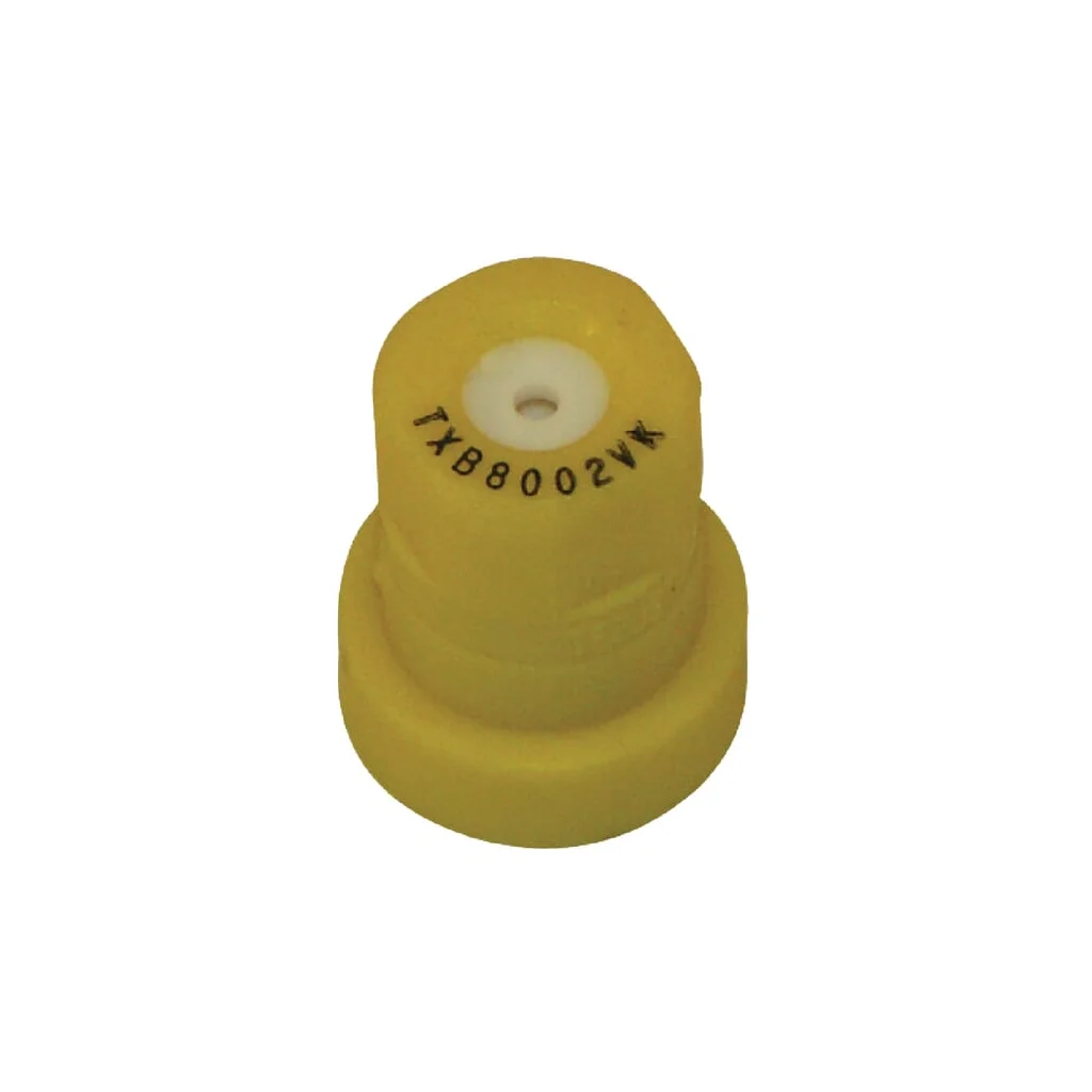 Duză conică goală TXB 80° 02 galbenă din material ceramic TeeJet TXB8002VK
