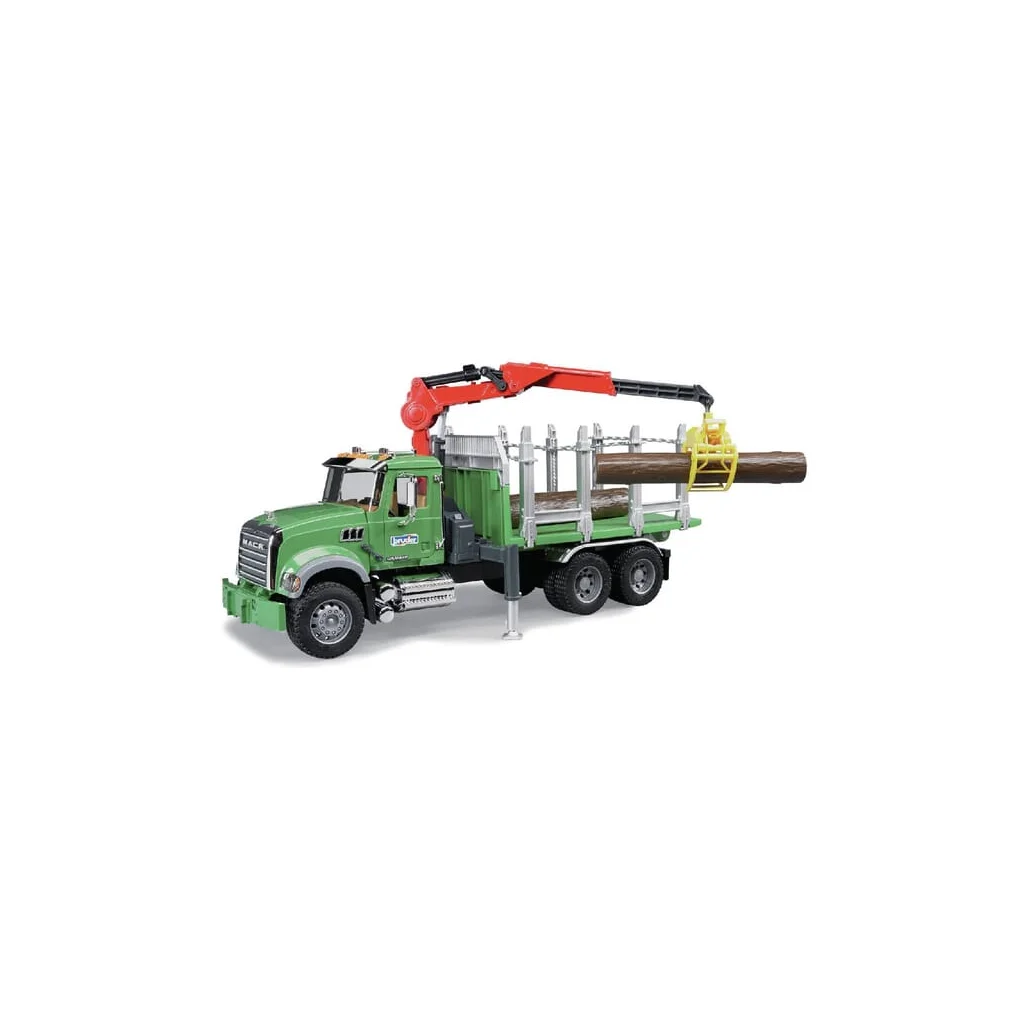 Camion Mack Granite cu remorcă transport lemne U02824