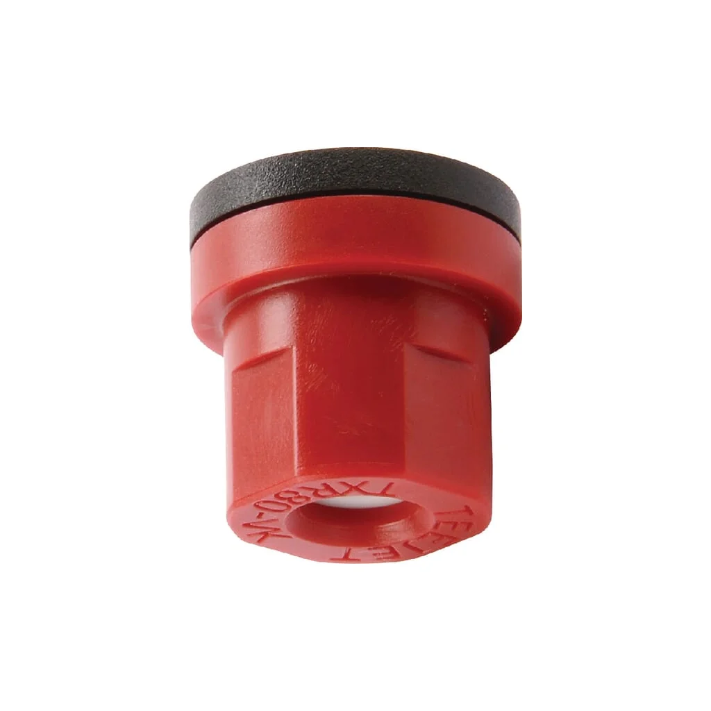 Duză conică goală injecție aer TXR 80° roșie din material ceramic TeeJet TXR80028VK