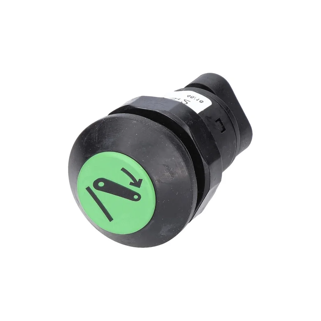 Comutator tip buton coborâre cuplaj rotund verde 11911002PN