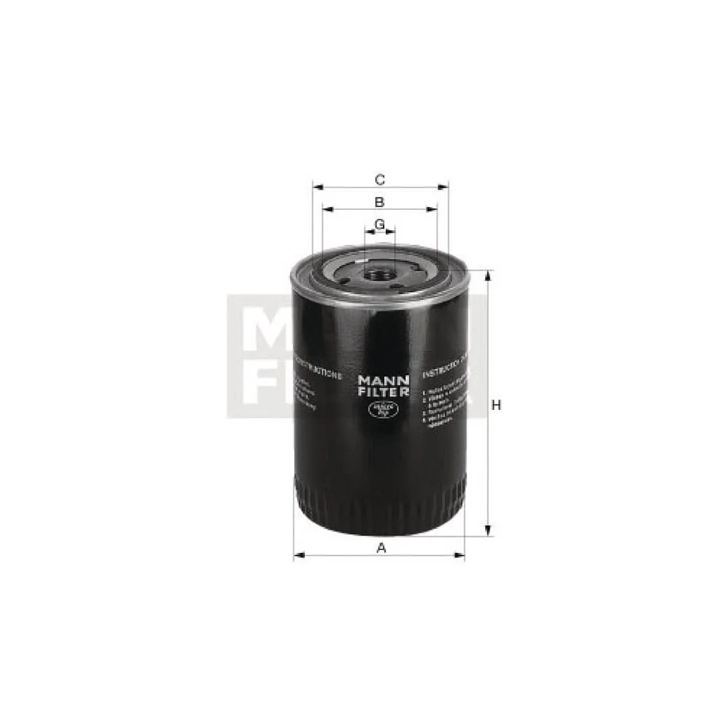 Filtru de ulei M+H W112610