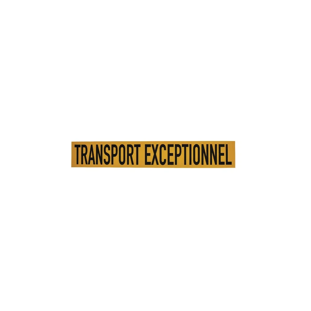 Autocolant semn de avertizare transport: TRANSPORT EXCEPTIONNE 1,000x160mm Mazon WB90104FR