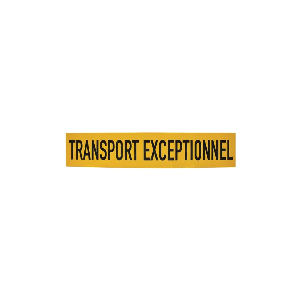 Autocolant semn de avertizare transport: TRANSPORT EXCEPTIONNEL 1250x250mm Mazon WB90101FR