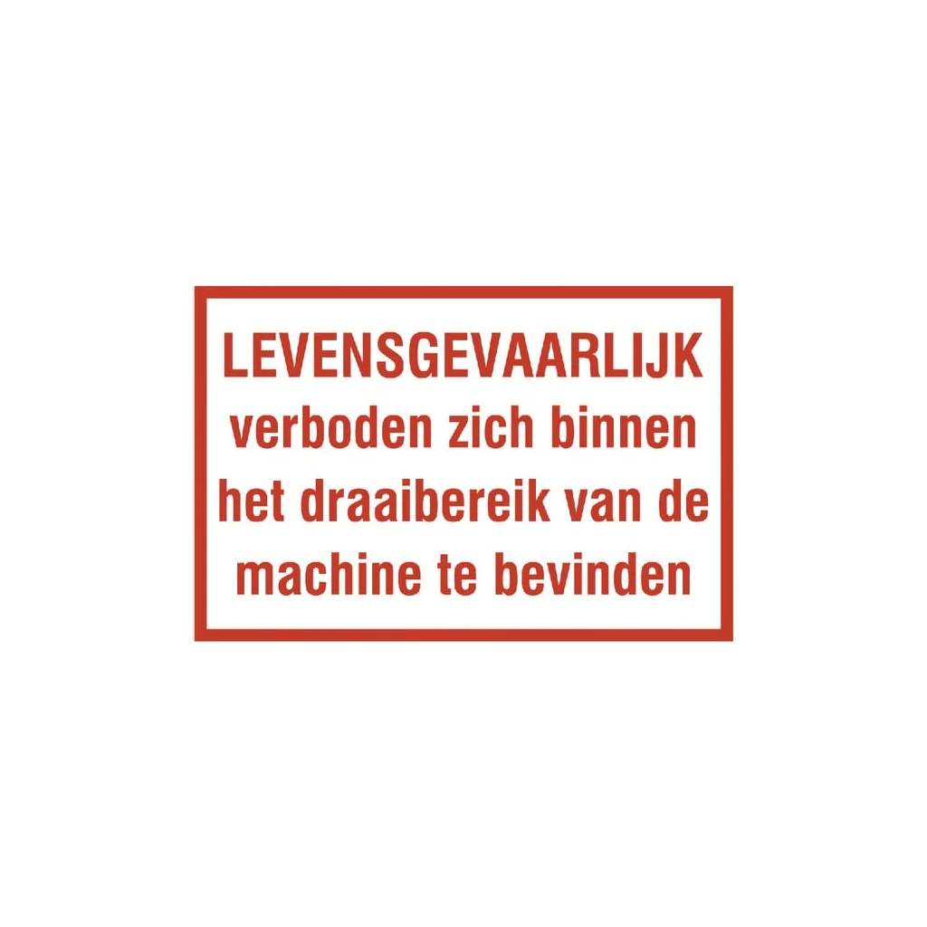 Autocolant semn de avertizare cerc de virare mașină 230x155mm WB000003