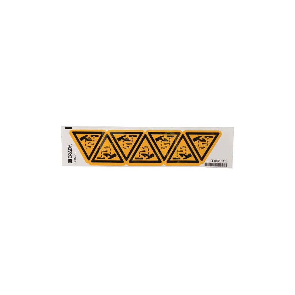 Autocolant semn de avertizare coroziv 50x50mm Brady WB829721