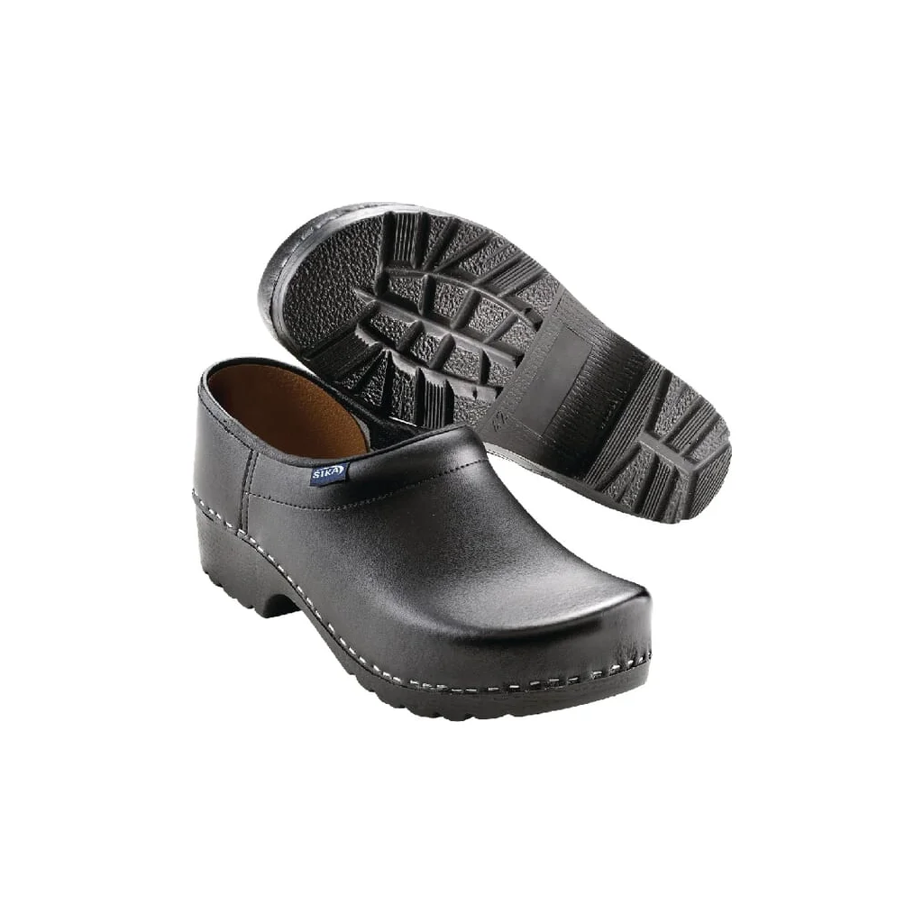 Saboti negri mărimea 45 Modelul Traditional 124 Sika 124B46