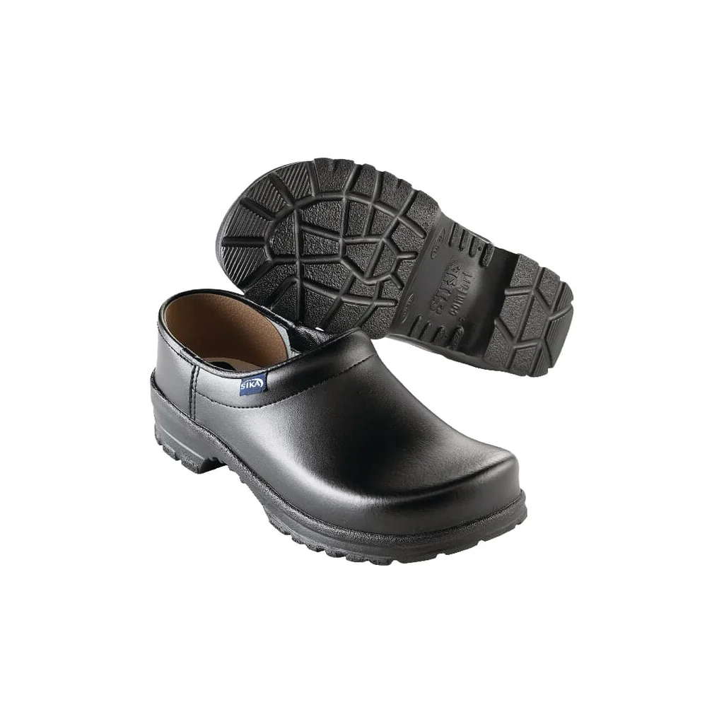 Saboti negri clasa OB mărimea 7 Comfort 125 Sika 12502B41