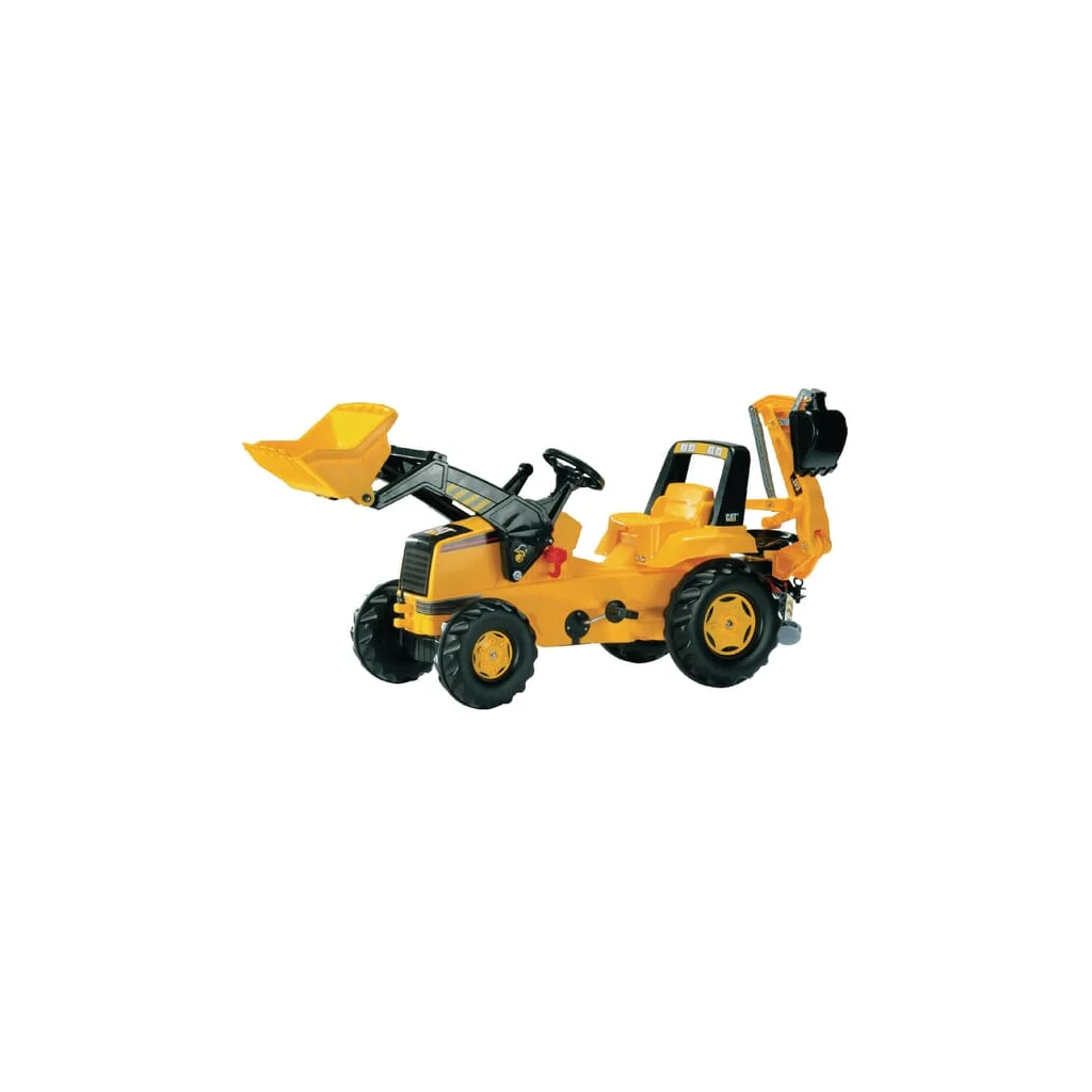 Buldoexcavator cu pedale și roți CAT, RollyJunior